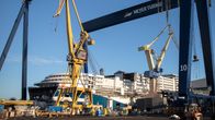 Carnival Mardi Gras -alus rakenteilla Turun telakalla