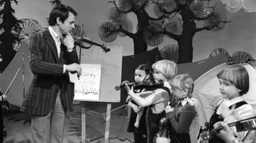 Ote Viuluviikarit musiikkimaassa -ohjelmasta (1979).