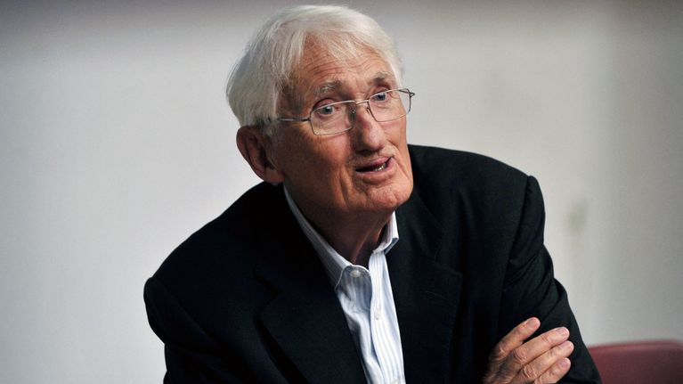 Filosofi Jürgen Habermas.