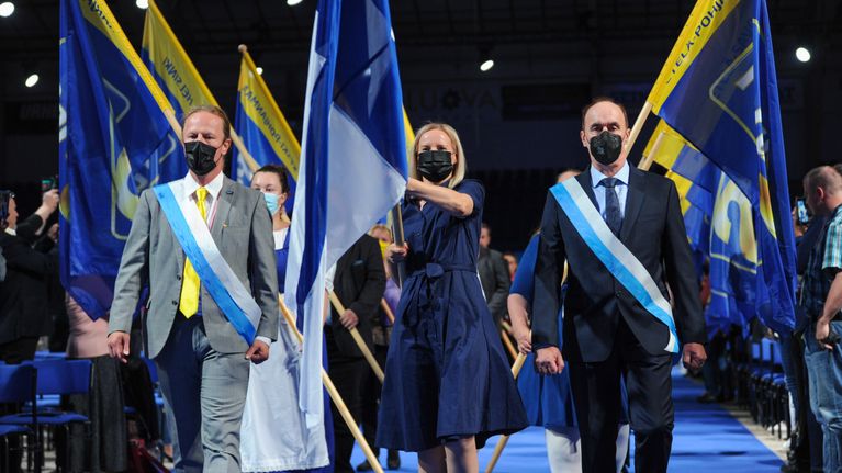Perussuomalaiset vuosikokous 2021.