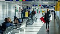 Helsinki-Vantaa lentoasema. 26.3.2021