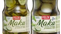 Kaksi Felix-kurkkupurkkia