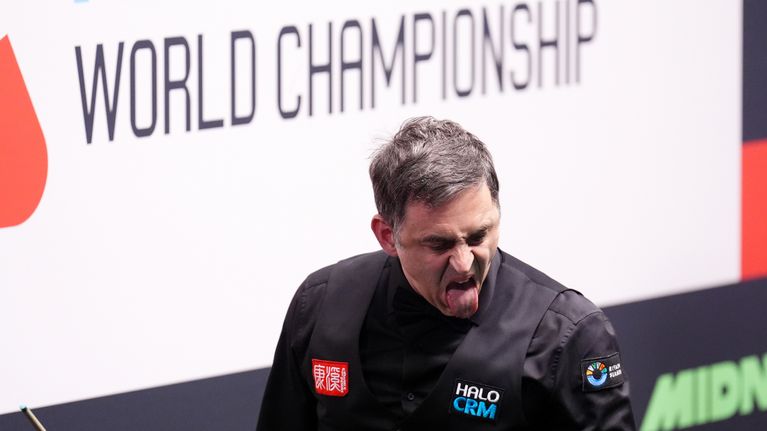 Ronnie O'Sullivan menetti ison johtoaseman ja putosi MM-turnauksen toisella kierroksella.