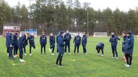 AC Oulu harjoituksissa 2.4.2024 Castrenin kentällä Oulussa.