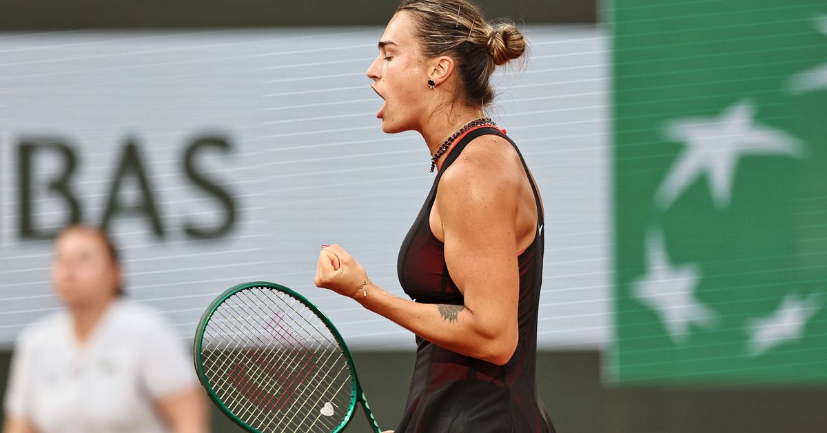 Aryna Sabalenka eteni ainoana grand slam -voittajana puolivälieriin Ranskan avoimissa
