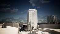 Havainnekuvan Rovaniemelle suunnitellusta Solo Sokos Hotel Rovaniemestä. Osuuskauppa Arinan kuva.