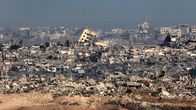  Gazan kaistalla tuhoutuneita rakennuksia.