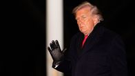 Trump saapumassa Valkoiseen taloon 20. tammikuuta.
