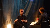 Kirjailijat Tore Renberg (NO)  ja Philip Teir