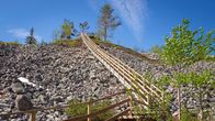 Ukko-Luoston portaat Pyhä-Luoston kansallispuistossa.