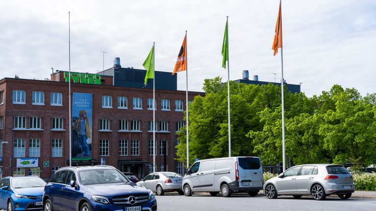 Nokian renkaiden tehdas Nokialla.
