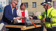 Peruskiven sisään laitettiin lieriö