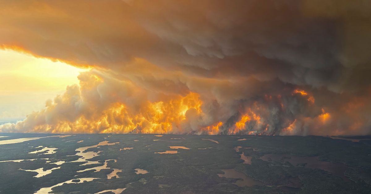 Smoke from Canadian wildfires drifting over Finland