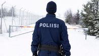 Kuvituskuvia poliiisipartiosta talvisessa ympäristössä.