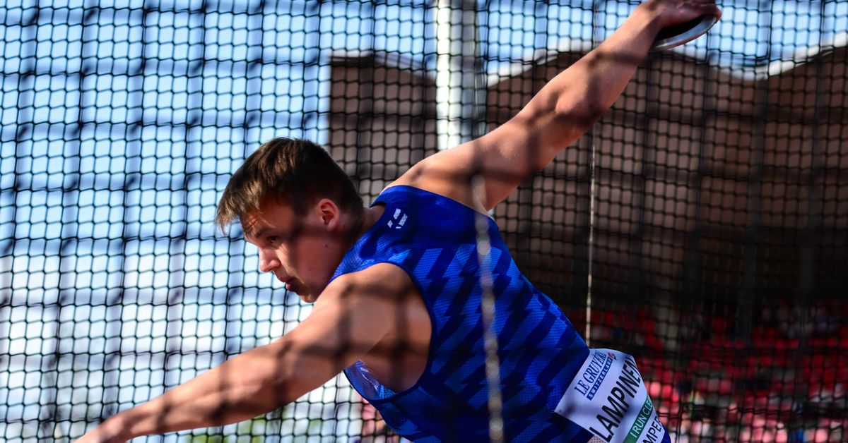 Mico Lampinen kastade över 60 meter i diskus – första finländaren på åtta år