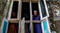 Rohingyas i byn Thet Kel Pyin i Rakhine.