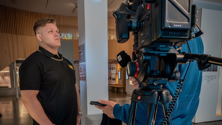 Judoka Martti Puumalainen Urheilun ja liikunnan kulttuurikeskus Tahdossa.