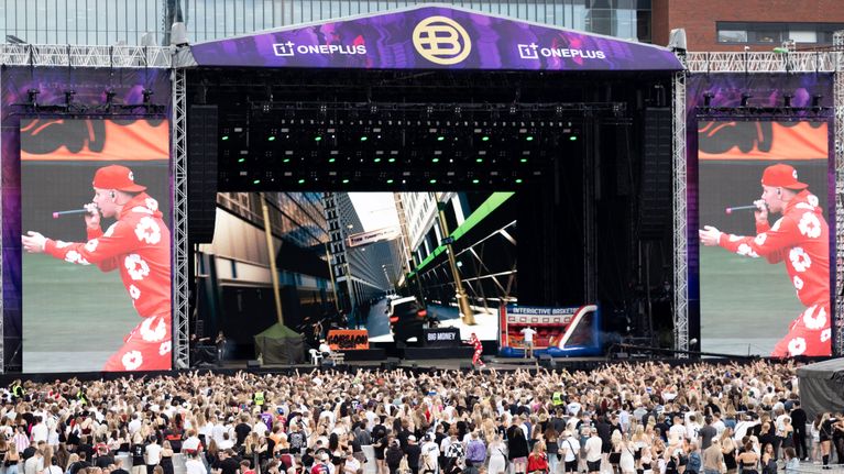 Korelonin ja Slikin keikka Blockfest perjantaina 2025.