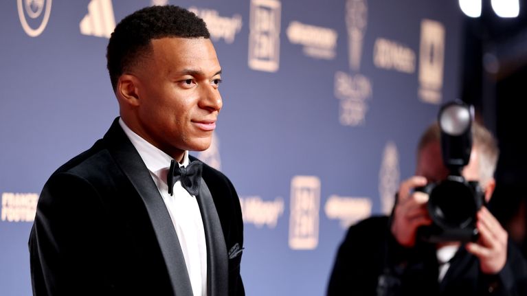 Kylian Mbappé sai toiseksi eniten ääniä Kultainen pallo -äänestyksessä.
