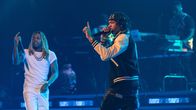 Yhdysvaltalaisräppärit Lil Durk ja Lil Baby keikalla vuonna 2021.