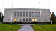 Festsalen i Nickby där fullmäktige har möten
