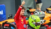 Charles Leclerc visar tummen upp.