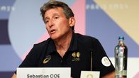 Sebastian Coe kuvassa.