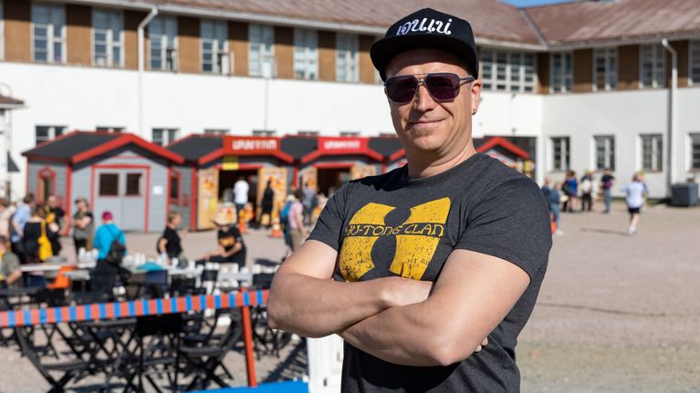 Janne Niskala Sodankylän elokuvajuhlilla.
