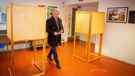 Sauli Niinistö, suomen presidentti, äänestys, espoo, lähderannan koulu, presidentti , presidentinvaalit 2024,    