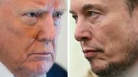 Donald Trump ja Elon Musk yhdistelmäkuvassa.