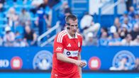 Kasvomurtumaa suojaava maski ei ole haitannut Robin Lodia, joka teki toisen maalinsa kolmeen viime otteluun sunnuntaina MLS:ssä.  i.