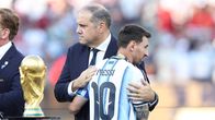 Victor Montagliani ja Lionel Messi kesän MM-finaalin jälkeen.