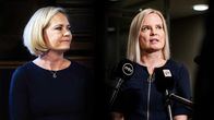 Justice minister Mari Rantanen (left) and Finns Party chair Riikka Purra (right).