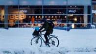 Helsingissä satoi runsaasti lunta 13. joulukuuta 2022.