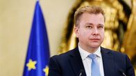 Antti Kaikkonen tiedotustilaisuudessa 15. toukokuuta.