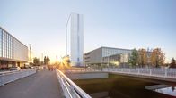Terwa Tower Oulun Vänmannisaarella Kaarlenväylältä katsottuna. 