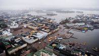 Vyer ovanför Salutorget i maj 2021.