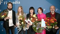De nomineradet ill Finlandia-priset år 2021: Jukka Viikilä, Matias Riikonen, Marjo Niemi, Rosa Liksom och Joel Elstelä.