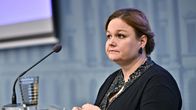 Perhe- ja peruspalveluministeri Krista Kiuru koronaministerityöryhmän tiedotustilaisuudessa Helsingissä 9. marraskuuta 2022. 
