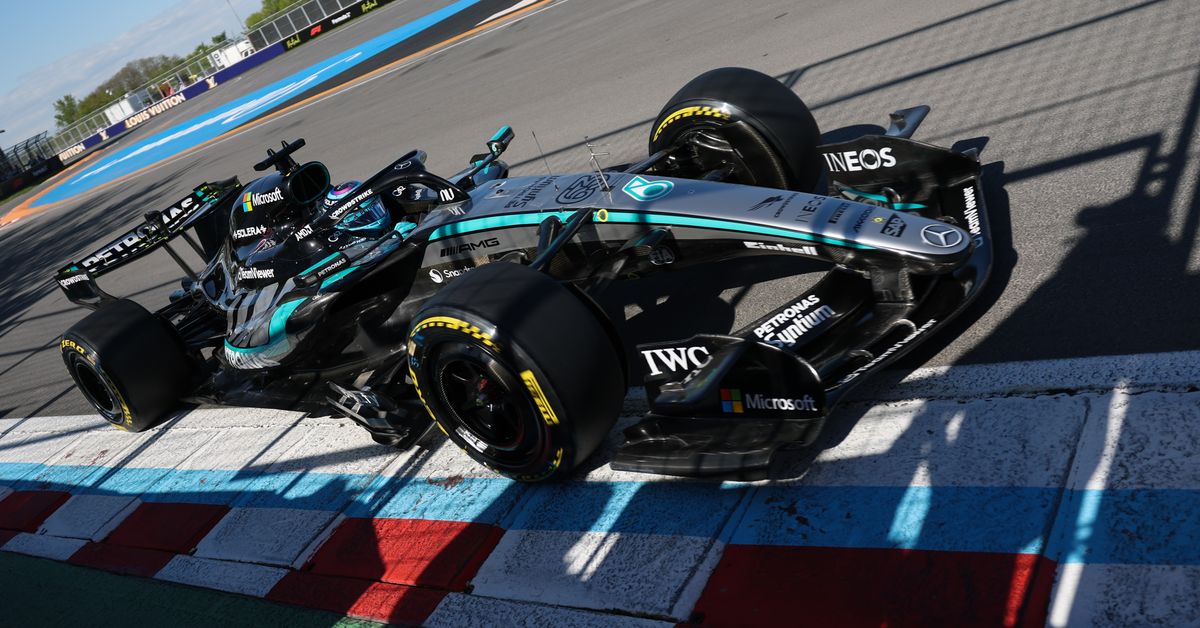 Mercedes dominerade sprintkvalet i Kanada