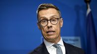 Finnish President Alexander Stubb speaks.
