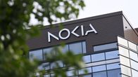 The Nokia logo on a building.