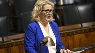 Kansanedustaja Miapetra Kumpula-Natri puhumassa eduskunnassa.