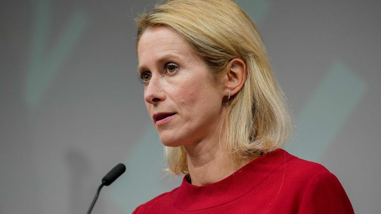 Euroopan unionin ulkosuhteista vastaava Kaja Kallas.