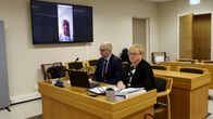 Asianajaja Riitta Leppiniemi Kanta-Hämeen käräjäoikeussa jossa alkoi Markku Ritaluoman Sunny Car Center -rikosvyyhdestä saamia talousrikossyytteiden käsittely Hämeenlinnassa 3. lokakuuta 2023. Ritaluoma itse osallistui istuntoihin etäyhteyden välityksellä. 