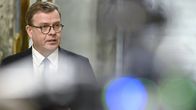 Pääministeri Petteri Orpo parlamentaarisen turvallisuuskokouksen tiedotustilaisuudessa.