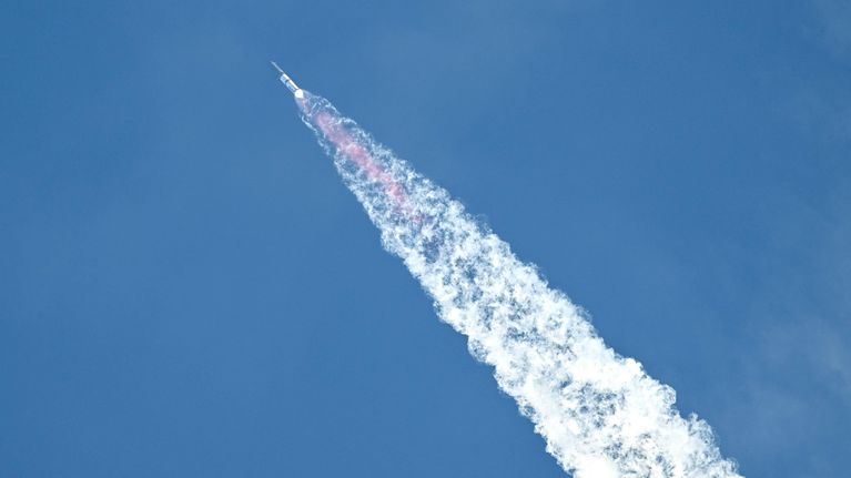 Space X:n Starship-raketti.