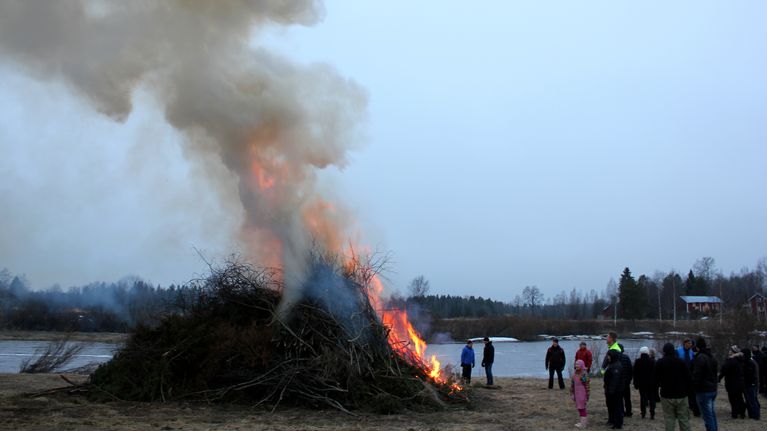 Påskbrasan i Voitby