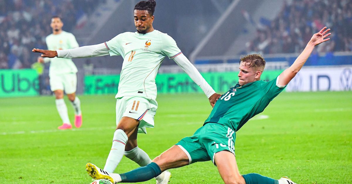 Michael Olise gjorde hattrick i Frankrikes VM-genr