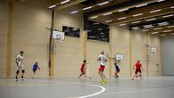 Kemin Palloseuran futsaljoukkue harjoittelemassa Kemi Areenalla.